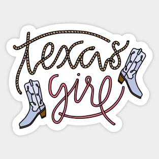 Texas Girl Sticker